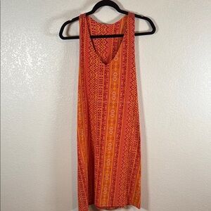 Kuhl Orange Reversible Twist Back Outdoor Activewear Dress Size XL